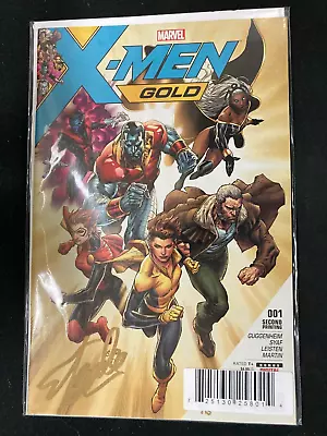 X-Men: Gold #1 Signed STAN LEE 1 Of Only 15 In Gold Dynamic Forces 2017 • $229.99