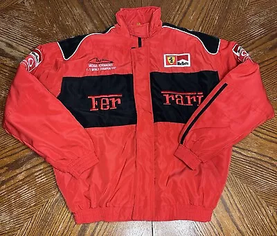 Vintage Ferrari Vodafone Jacket Embroidered Marlboro Red - Men’s Size XL • $110.87