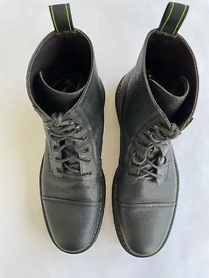 $199 • Buy Bruno Magli Mens Black Pebbled Leather Boot Size 10 M Crepe Sole