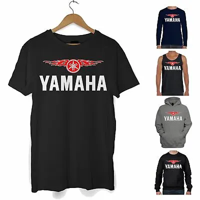 Yamaha Logo T Shirt - Racing Biker Motorbike Motorcycle Cafe Racer • £12.95