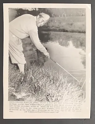 1948 PGA Cavalier Tournament Wire Photo Gene Sarazen Golf Vintage Sports Picture • $17
