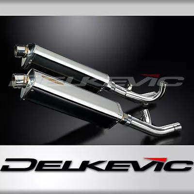 Yamaha VMAX 1700 2009-2020 Slip On 17  Tri-Oval Stainless Exhaust Muffler Kit • $460.99