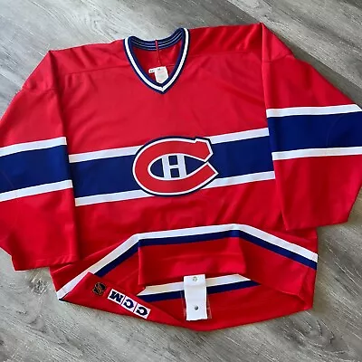 Pro Cut Montreal Canadiens Jersey 56 CCM Ultrafil Authentic Team Issue Game • $346.50