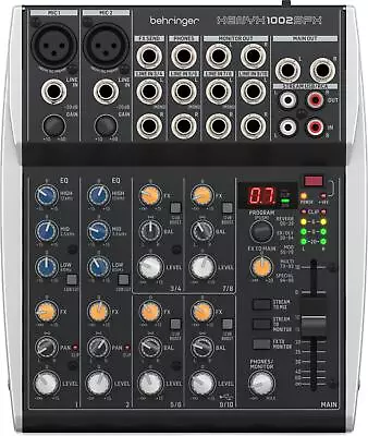 Behringer Xenyx 1002SFX 10-channel Analog Streaming Mixer • $119