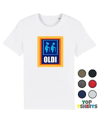 £8.99 • Buy OLDI T-Shirt - Funny Novelty Aldi Supermarket OLD Men's Hilarious Tee Top Dads