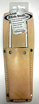 McGuire-Nicholas 4 1/2  Inner Lined Knife Sheath With Extra Large Beltloop *NEW* • $19.95