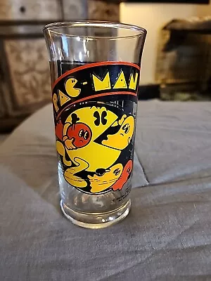 PAC-MAN Video Game Drinking Glass Bally Midway Mfg. Co. 1982 • $16.99