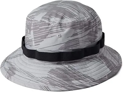 Oakley Print Bucket Hat Unisex Grey Stone One Size NWT Beach Or Everyday • $36