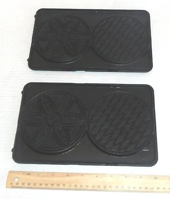 Set Of 2 Vintage Broil King Hurry Hot Model 785 Replacement Pizzelle Grids • $13.59