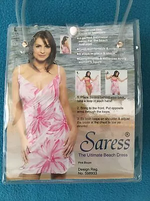 £4.50 • Buy Saress Beach Dress/cover Up Pink 14/16