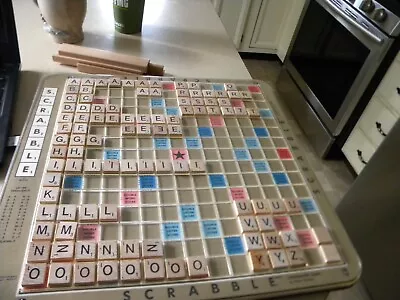 Vintage Deluxe  Edition Scrabble Milton Bradley • $14.50