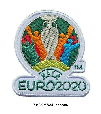 UEFA Euro 2020 Football Logo Sports Embroidered Sew/Iron On Badge Patch N-193 • £2.49