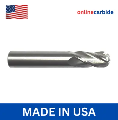 7/16  4 Flute Ball Nose Carbide End Mill • $24.95