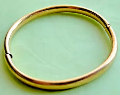 Antique Gold BABY BRACELET Pat June 1  1915 Child Vtg Ballou Bangle 1/20 12K GF • $189.99