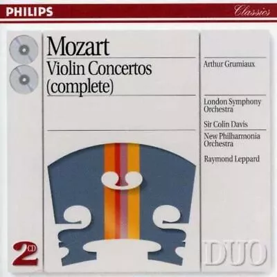 Mozart: Complete Violin Concertos -  CD 66VG The Cheap Fast Free Post The Cheap • £3.91