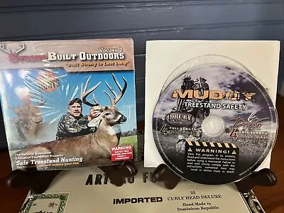 Lot 2 Treestand Hunting DVDs 9 Videos  Draken Drury Outdoors Strongbuilt • $3