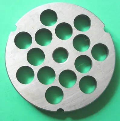 #32 X 5/8  (16mm) LARGE Holes Stainless Steel Meat Grinder Biro Hobart Plate • $32.75
