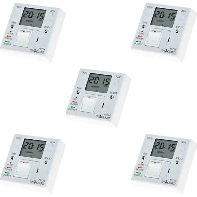 £204.10 • Buy 5 X Timeguard FST24 SupplyMaster 24 Hour Fused Spur Time Switches