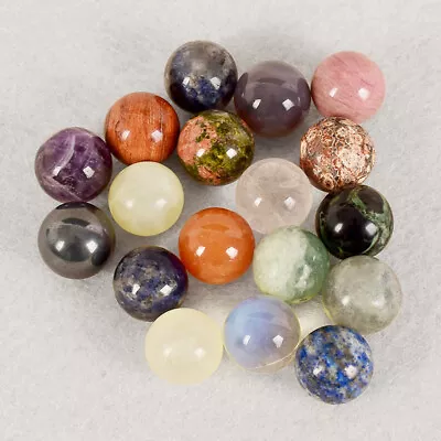 20mm Stone Healing Ball Rare Crystal Natural Reiki Magic Gemstone Sphere Quartz • £3.11