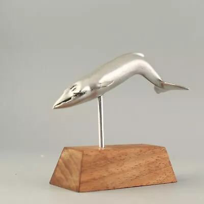 VTG American Museum Of Natural History Alva Replica Blue Whale 3.5in Solid Metal • $68