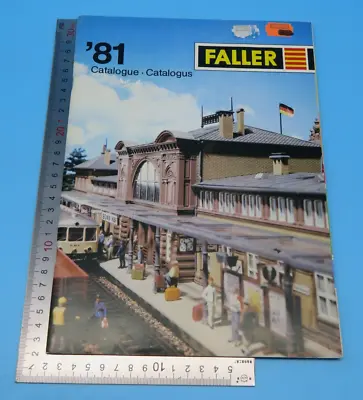 Faller 81 Catalogue Catalogus Paperback Railway Buildings • £6