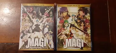 Magi: Labyrinth Of Magic And Kingdom Of Magic Complete Series Blu-ray OOP RARE • $500