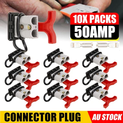 $24.65 • Buy 10PCS Anderson Style Plug T Handle Connector Terminals 50 Amp 12V Caravan Solar
