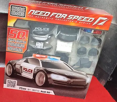 Need For Speed Audi R8 Police Car *A503* Mega Bloks {95713}  New • £25