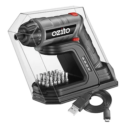 Ozito 3.6V Cordless Screwdriver With USB Changing Base • $72.99