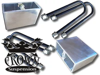 Crown Suspension 3  Aluminum Lift Blocks W/U-Bolts Kit For 1983-2011 Ford Ranger • $49.75