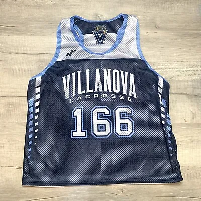 Villanova Wildcats Lacrosse Reversible Mesh Jersey Men's Large Navy / White EUC • $19.98