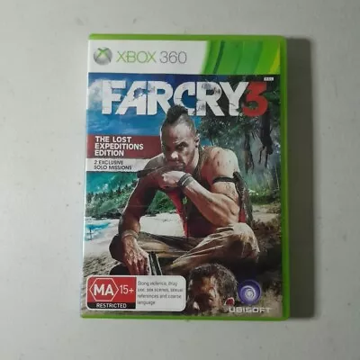 Farcry 3 (Xbox 360) Video Game Complete With Manual • $7.50