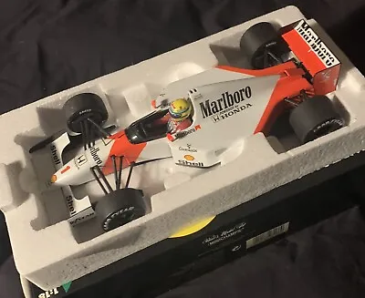 Minichamps 1/18 McLaren MP4-7 1992 Ayrton Senna Suzuka Practice • £329.99