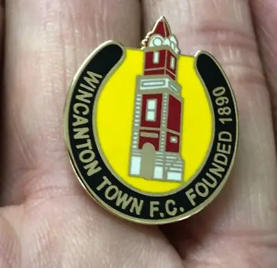 Quality Non League Wincanton Town F.c. Crest Enamel Pin Badge • $4.34