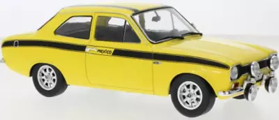 MCG 1:18 Scale Diecast Model Car -  Ford Escort Mk1 Mexico In Yellow • £64.95