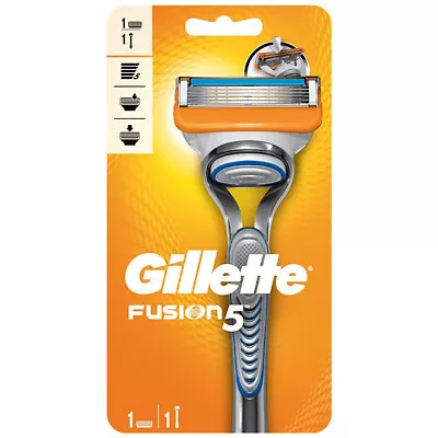 Gillette Fusion 5 Mens Razor Handle + 1 Refill Cartridge   • $9.99