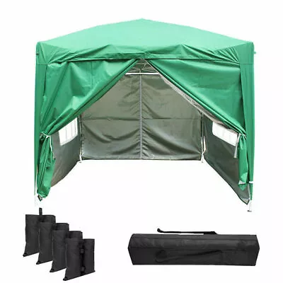 £67.99 • Buy Pop Up Gazebo Folding Marquee Canopy Wedding Party Tent With Sides Waterproof UK