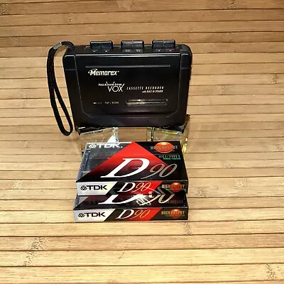 Memorex MB1055 Voice Activated Full Size Cassette Tape Recorder Built-In Speaker • $13.95