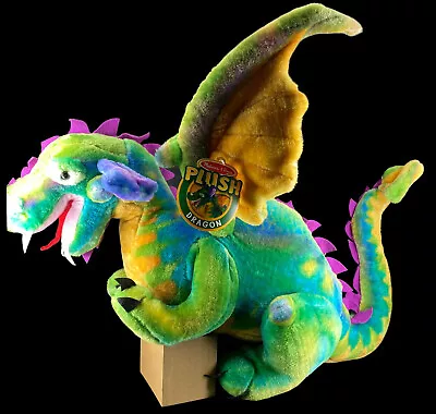 NWT Melissa & Doug Plush Green DRAGON X-Large Colorful Wired Wings #2121 • $29