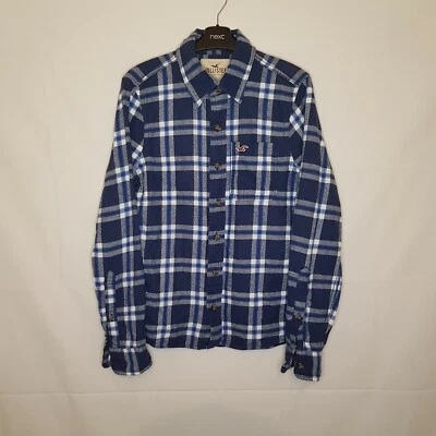 £5 • Buy Hollister Men's Long Sleeve Checked Shirt Size Small