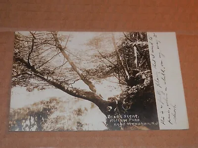 Mendham Nj - Brook Scene Hollow Pond - 1908 Real-photo Postcard - Rppc • $10.75