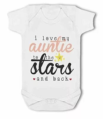 I Love My Auntie To The Stars And Back Cute - Baby Vest By BWW Print Ltd • £7.99
