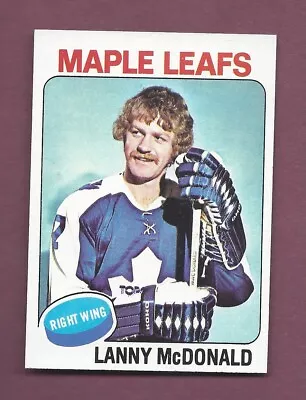 Razor Sharp Pack Fresh 1975 Topps Hockey #23 Lanny Mcdonald 2nd Yr  .99 Sh Q921 • $3.99