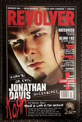 KORN Take A Look In The Mirror 24x36 Record Store Promo Poster REVOLVER Mag 2003 • $51.26