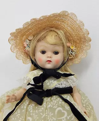 Vogue GINNY 1955 8  Painted Lash Straight Leg Strung Doll W/Vogue BonBon's Dress • $39.99