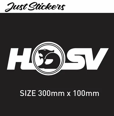 $15.40 • Buy HSV HOLDEN  Car Sticker  Bumper Sticker , Skate , Sticker , Bike, Window, Laptop