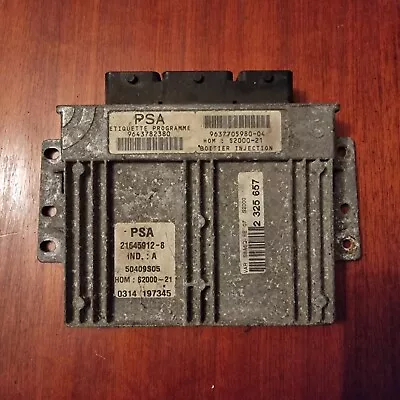 £85 • Buy Genuine Peugeot Engine Control Unit  306 1.4 9643782380 