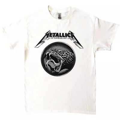 Metallica Black Album Poster T-Shirt White New • $23.28