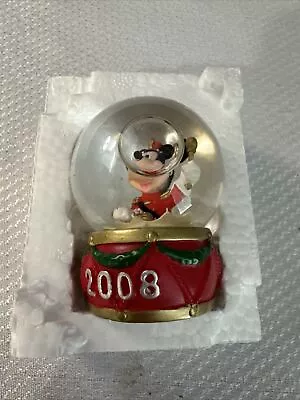 JC Penney 2008 Disney Christmas Mickey Mouse Mini 2.5  Snow Globe • $9.99