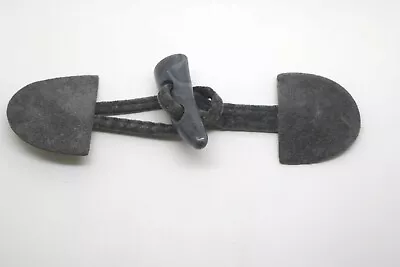£2.80 • Buy 1 Grey Sewing Jacket Duffle Coat Closure Toggle Button- 100%made In Italy (m02)